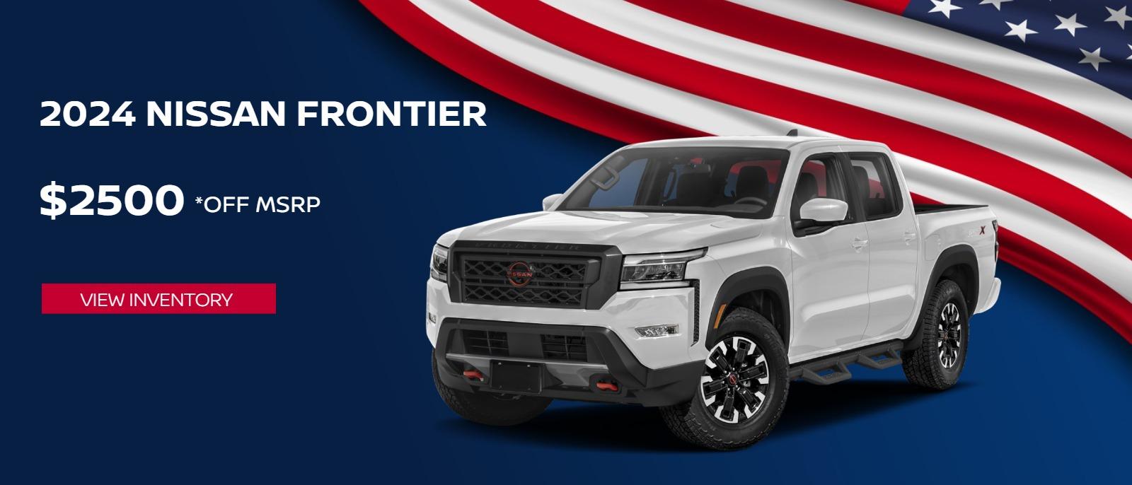 2024 Nissan Frontier | patriotic theme