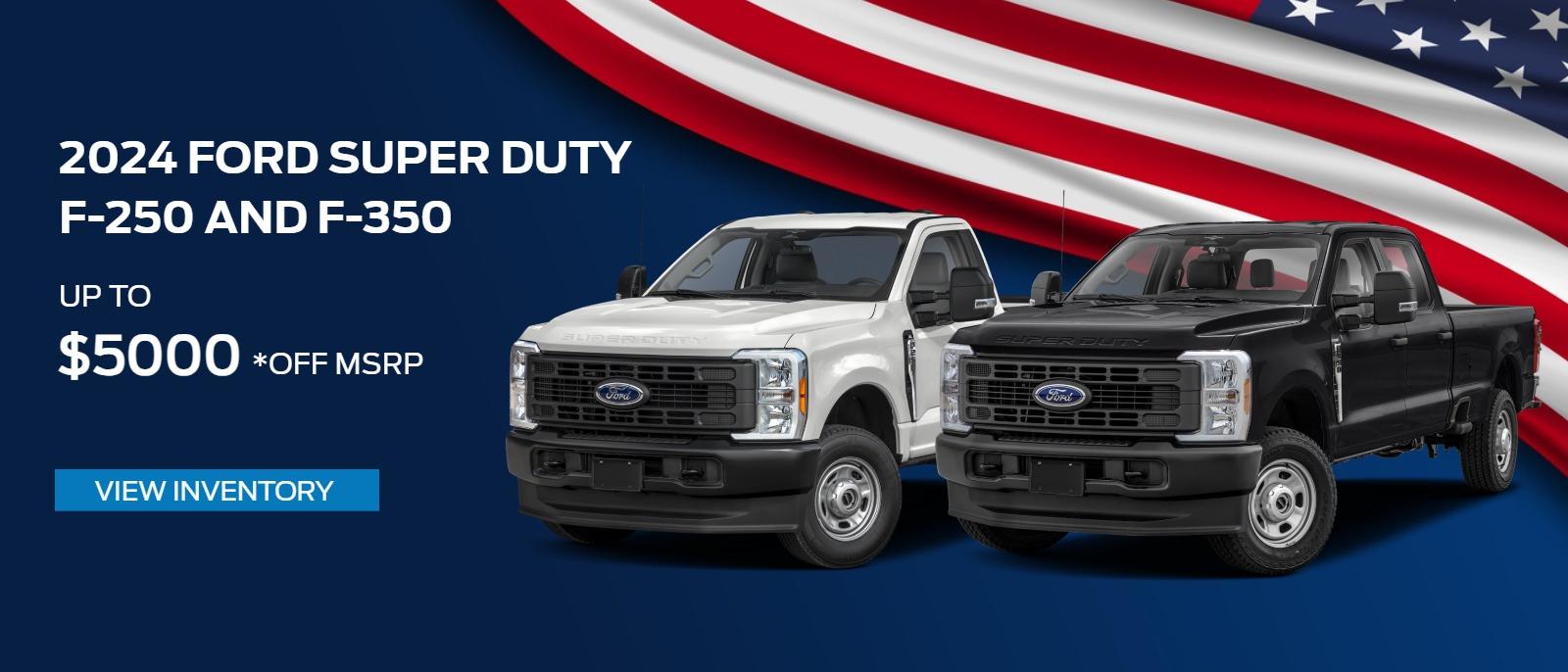 2024 Ford Super Duty F-250 and F-350| patriotic theme