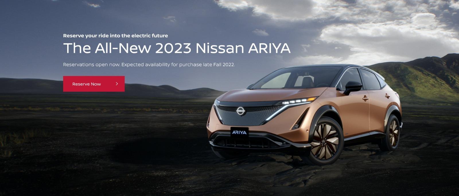 Reserve Nissan Ariya