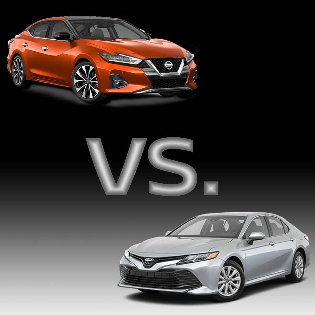 compare nissan maxima to toyota camry