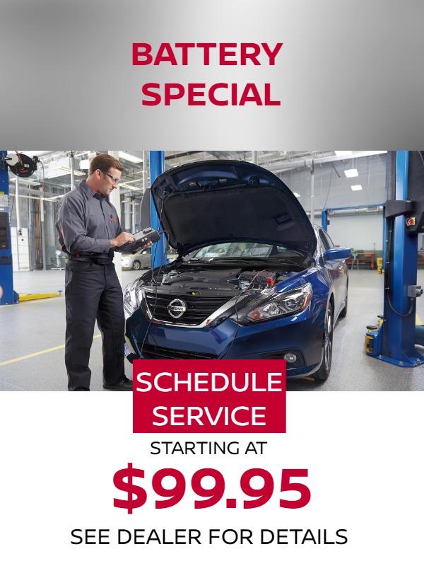 nissan dealer service specials