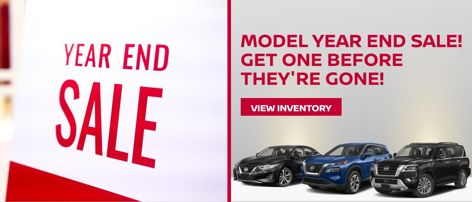 Model Year End Sale! Get one before they're gone!