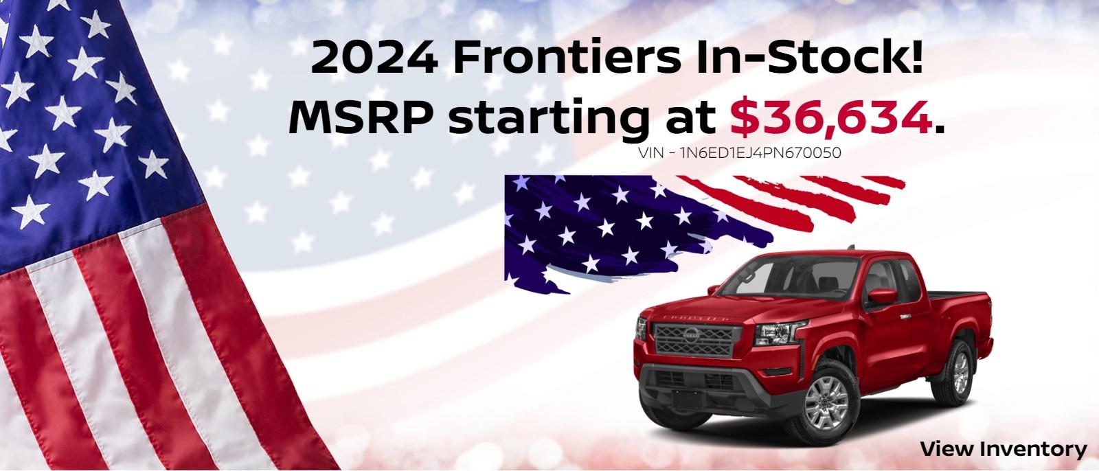 2024 Frontiers In-Stock!