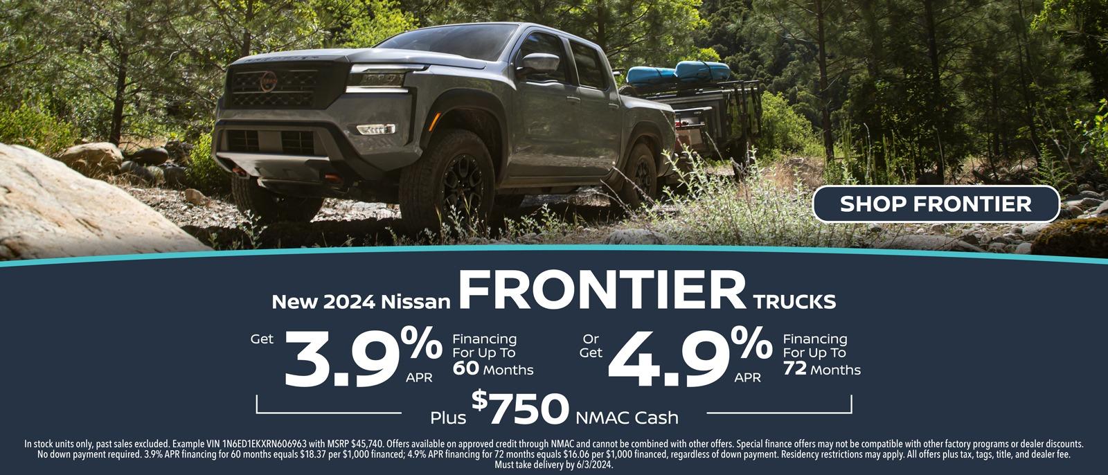 New 2024 Nissan Frontier Trucks