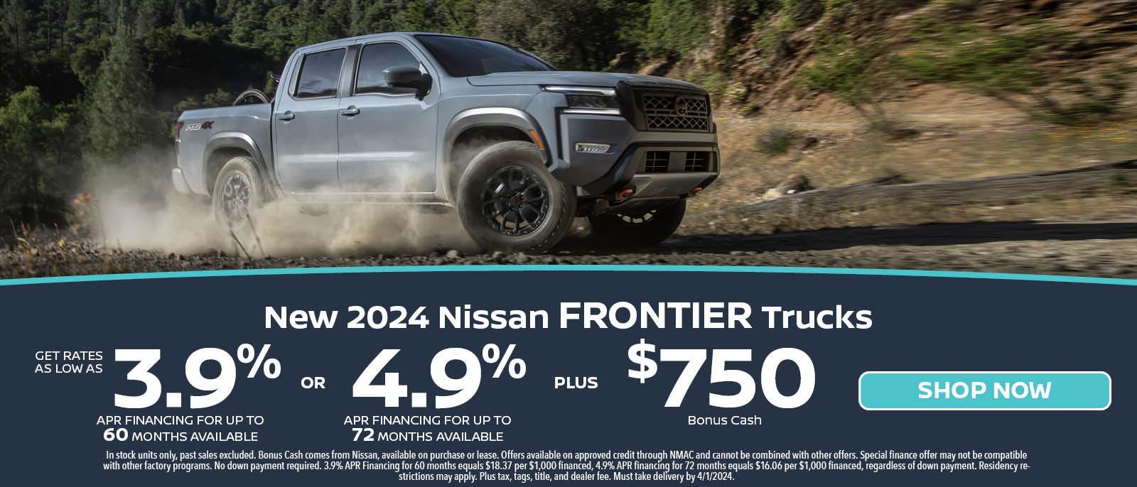New 2024 Nissan Frontier Trucks