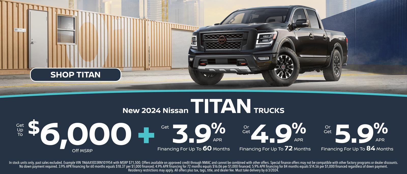 New 2024 Nissan Titan Trucks