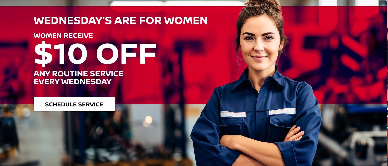 Wednesday's Are For Women at Nissan of Gadsden