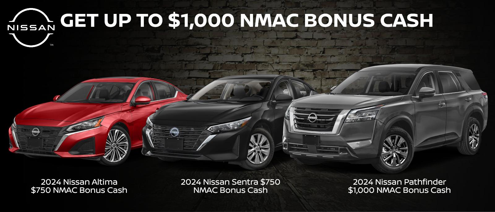 Up to $1,000 NMAC Bonus Cash