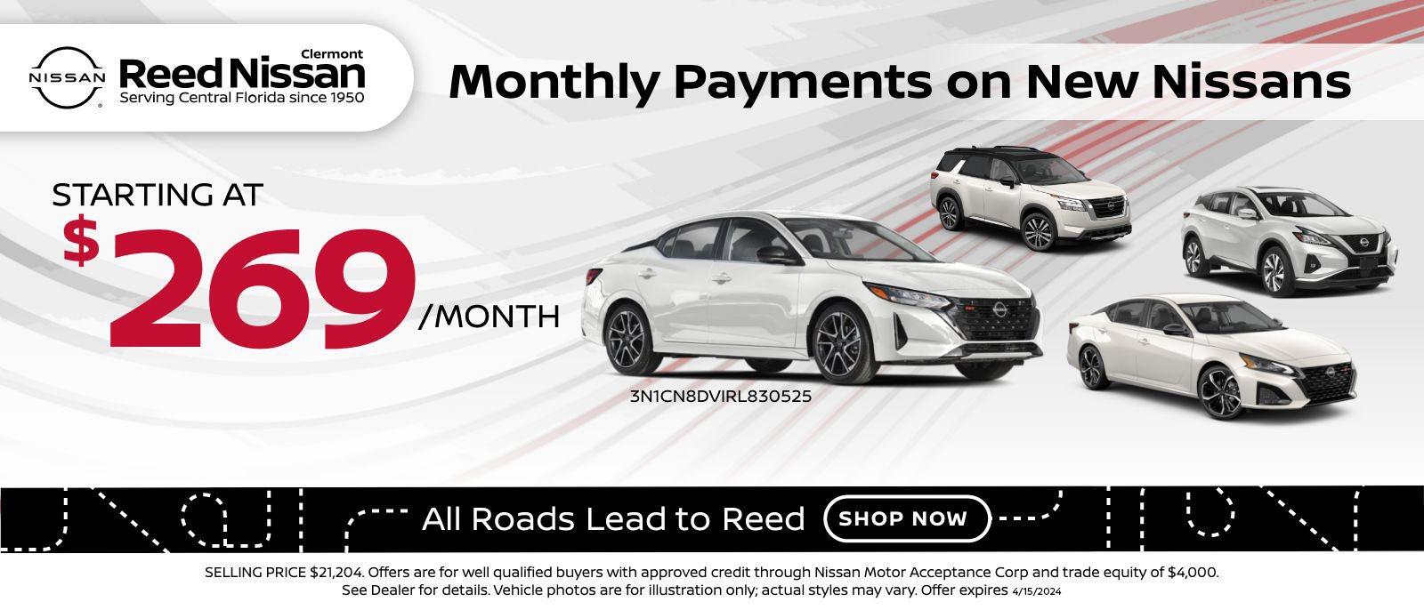 March Payment Starting at