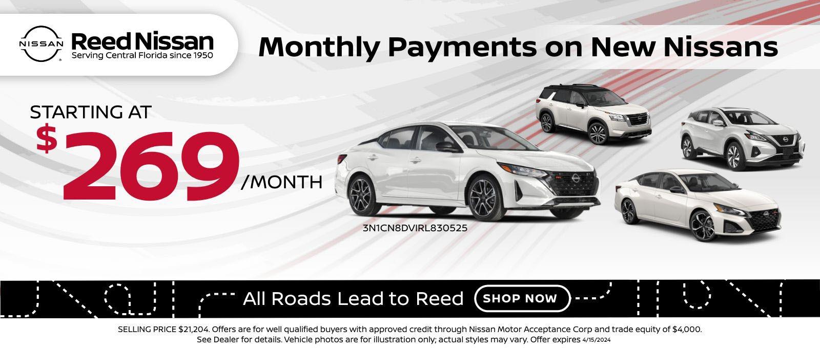 March Payment Starting at $284 Month