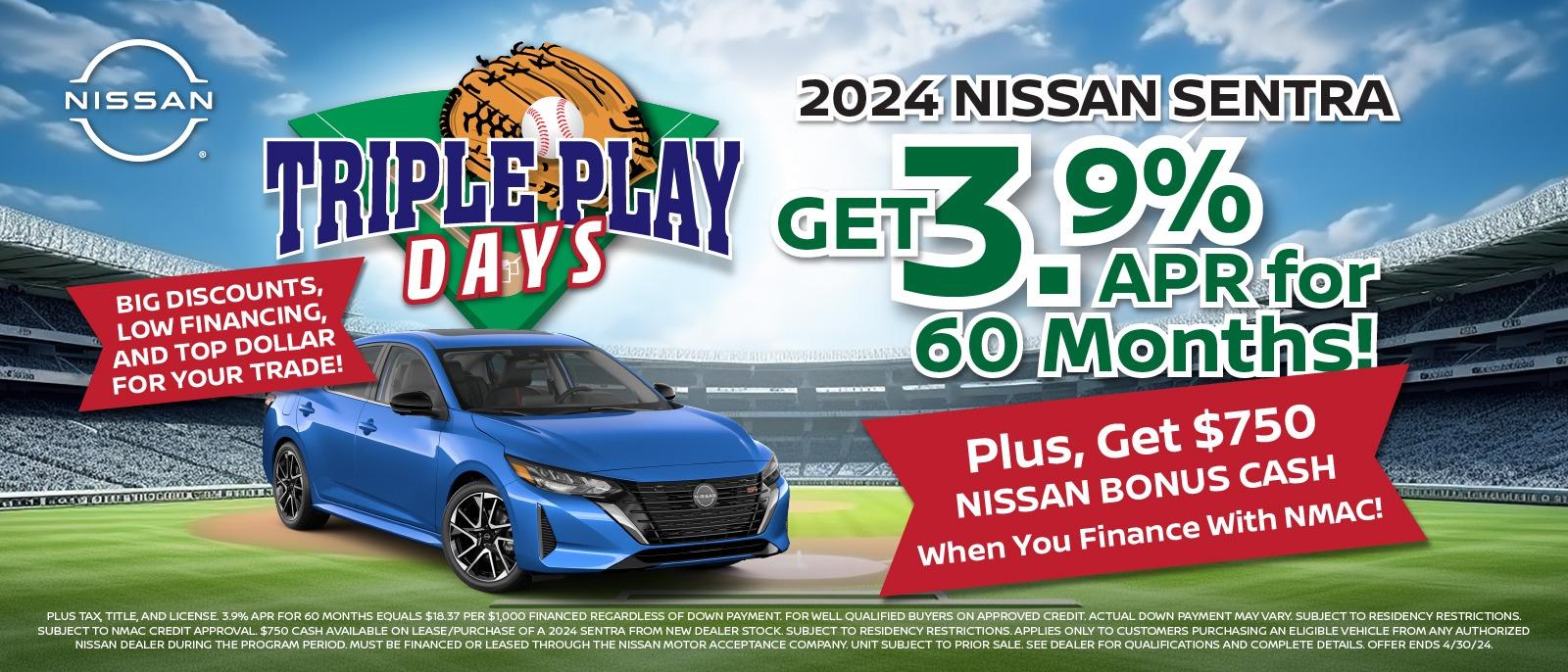 Nissan Sentra Offer!⚾