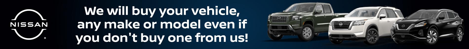 We Will Buy Your Car!