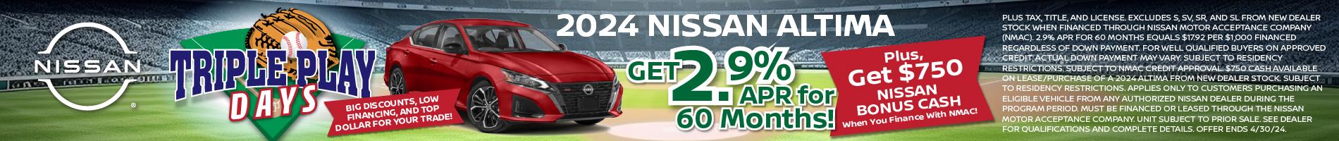 Nissan Altima Offer!⚾