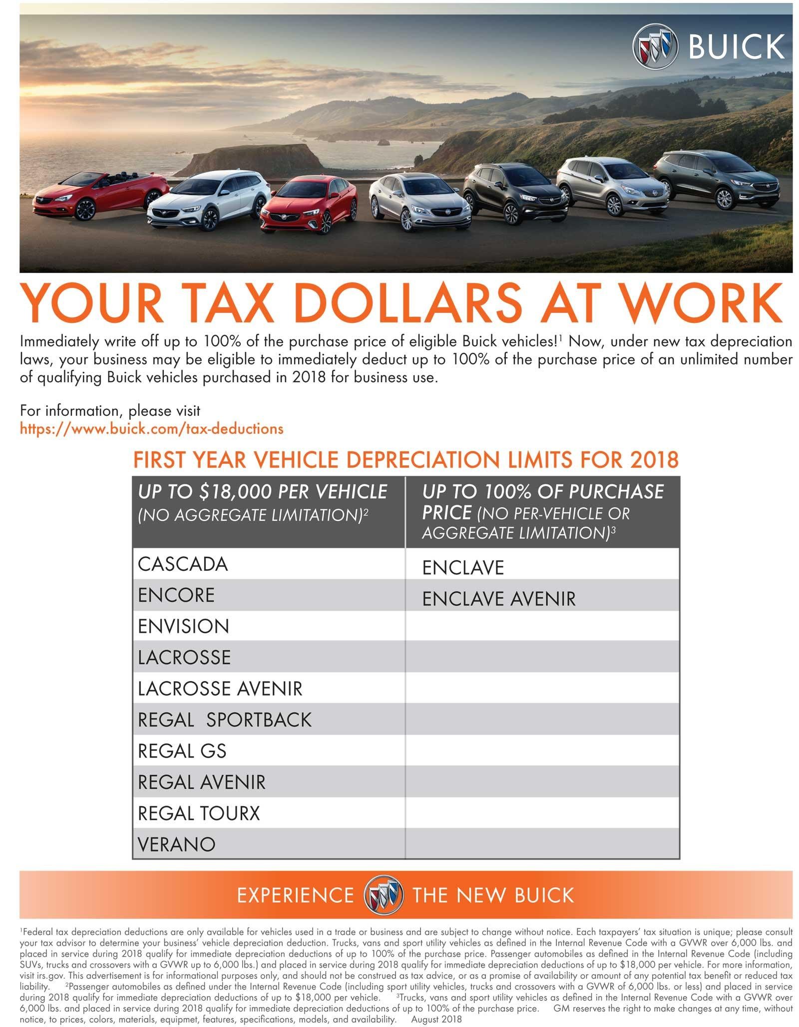 Buick Tax Savings