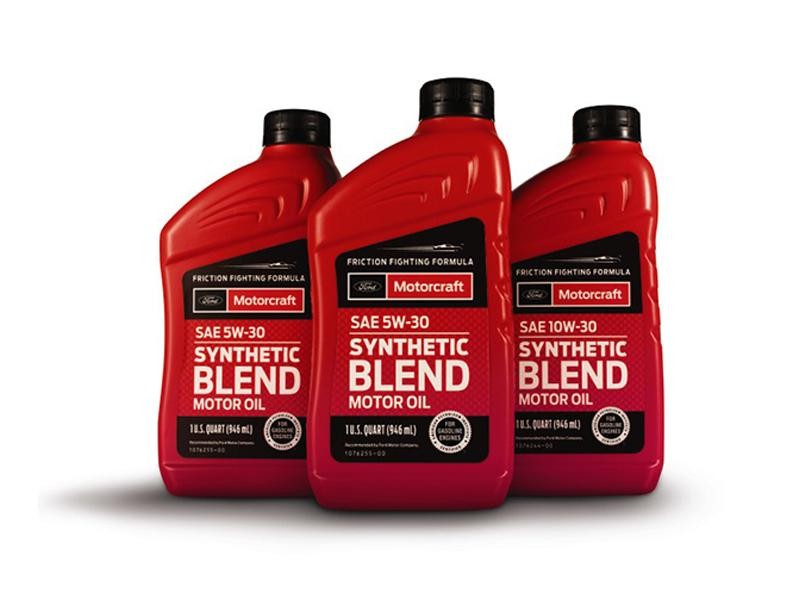 Ford Motorcraft Synthetic Blend Motor Oil