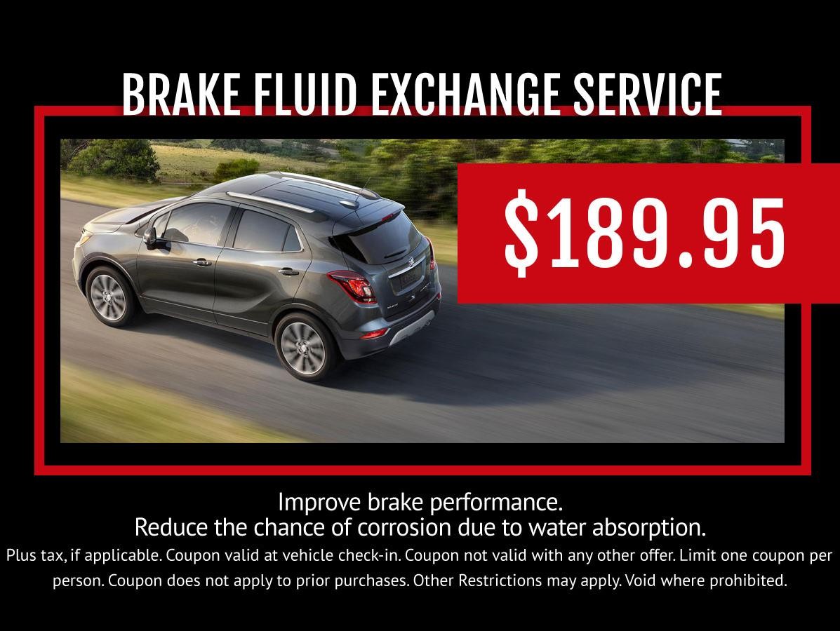 Brake Fluid Exchange Coupon