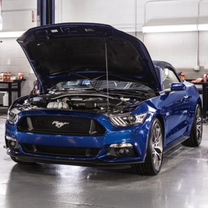 Mustang at Ford Service Center