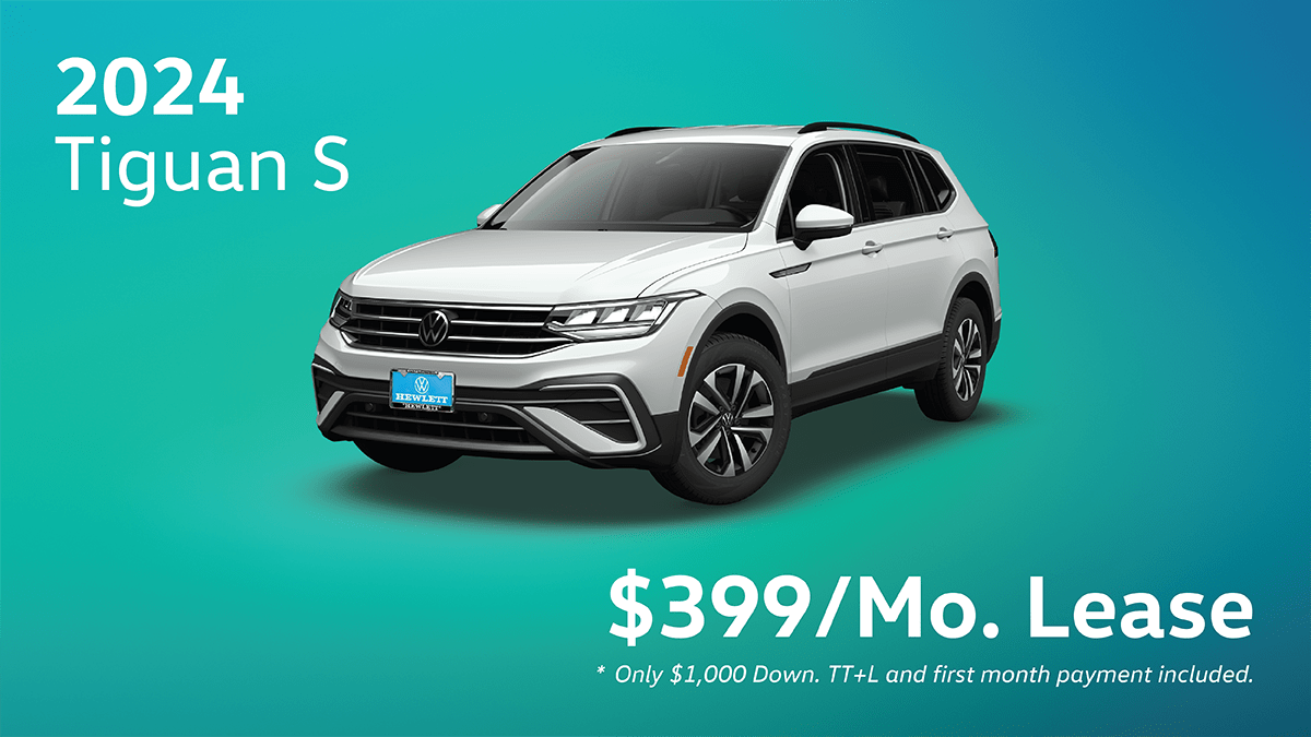 Tiguan Lease Specials at Hewlett VW March 2024