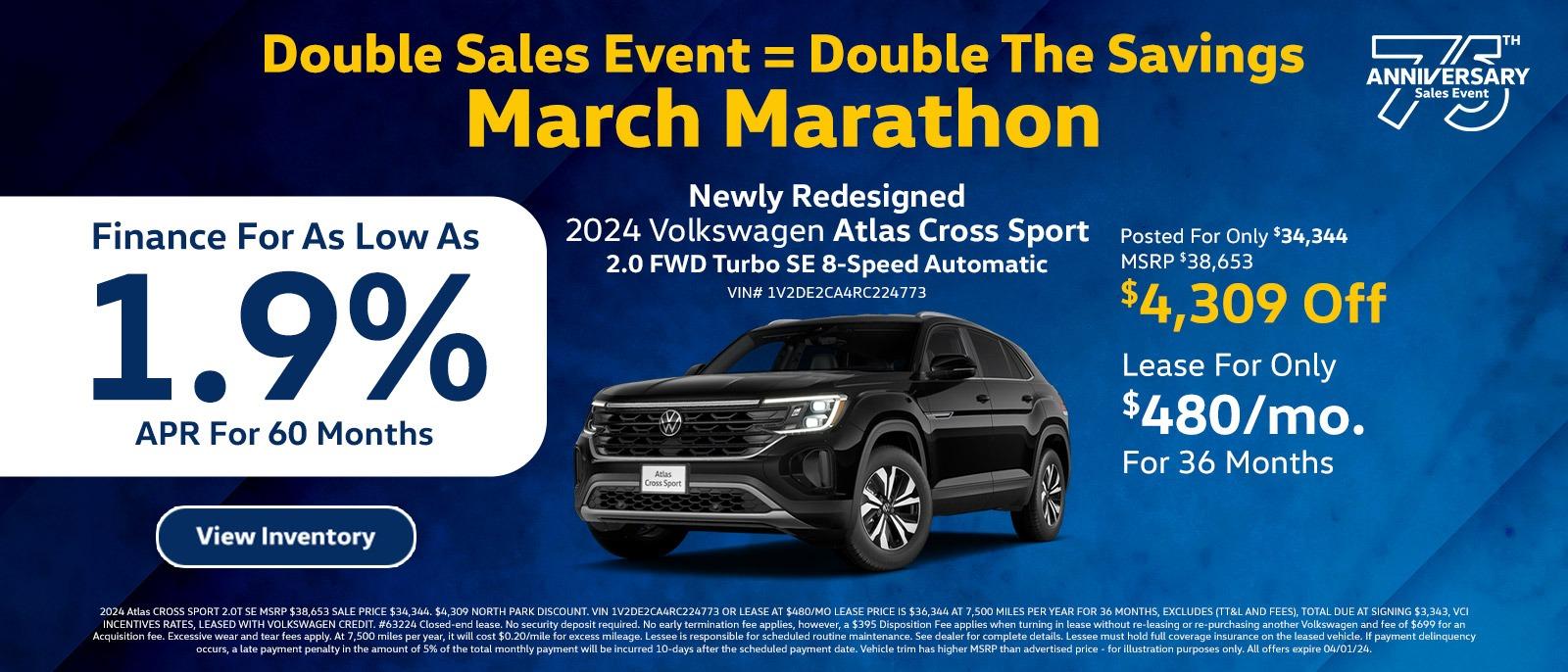 March Specials Atlas Cross Sport