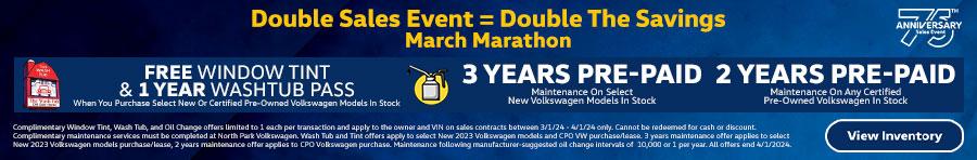 March Marathon Sales Event